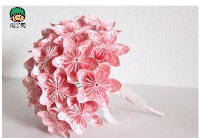 母親節兒童手工：自制母親節禮物——折紙捧花