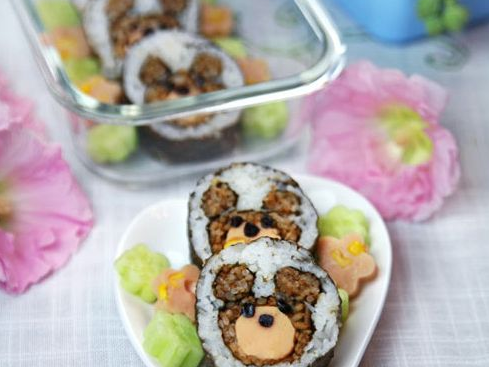 六一兒童節禮物：給孩子做一份小熊壽司