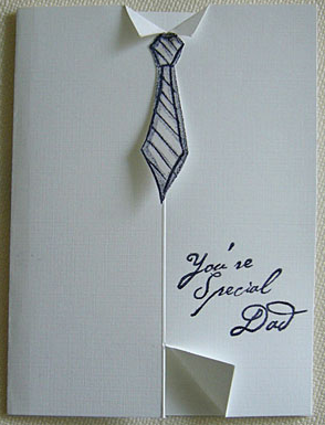 父親節(jié)禮物手工制作：創(chuàng)意襯衫手工賀卡