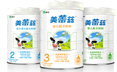 乳業巨頭蒙牛 加快布局中高端嬰幼兒配方乳粉市場