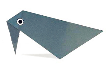 烏鴉折紙步驟圖