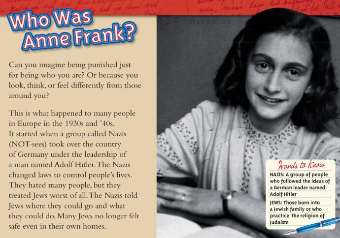 《Anne Frank》國家地理科普繪本pdf資源免費下載