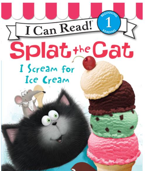 《Splat the Cat I Scream for Ice Cream》繪本pdf資源免費下載