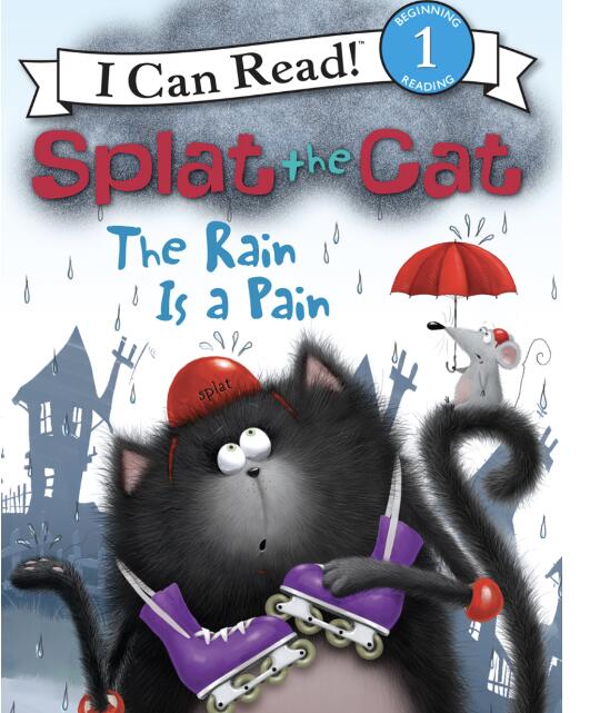 《Splat The Cat The Rain Is A Pain》繪本pdf資源免費下載