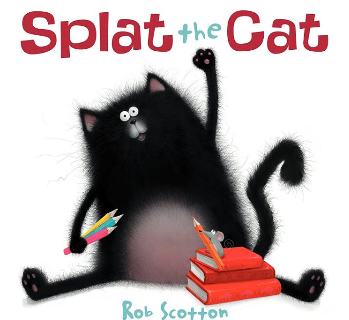 《Splat the Cat》啪嗒貓英文繪本16本pdf+音頻百度網盤免費下載