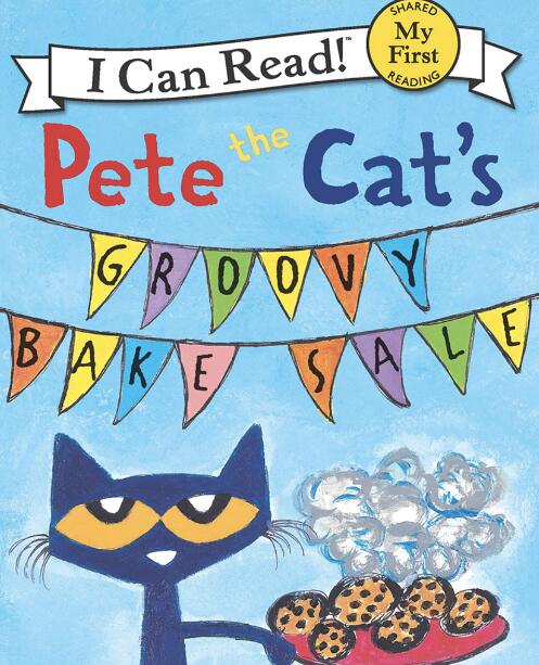 《Pete the Cat's Groovy Bake Sale》英文繪本pdf資源免費下載