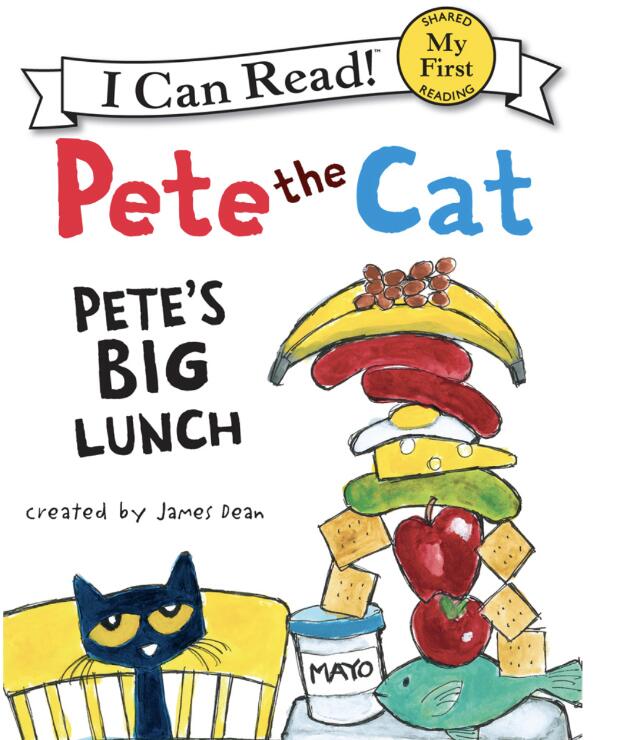 《Pete the Cat: Pete's Big Lunch》英文繪本pdf資源免費下載