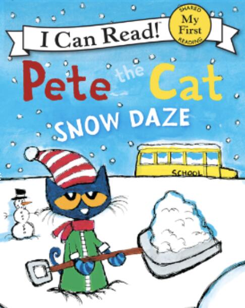 《Pete the Cat Snow Daze》英文繪本pdf資源免費下載