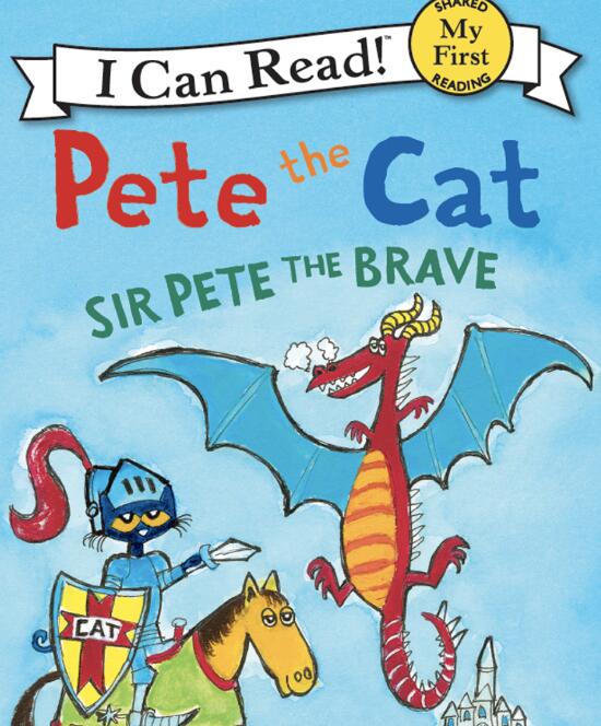《Pete the Cat Sir Pete the Brave》英文繪本pdf資源免費下載