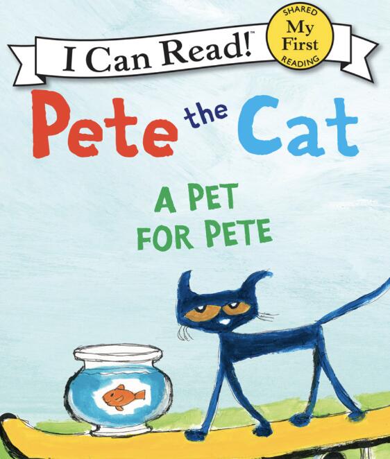 《Pete the cat：A pet for Pete》英文繪本pdf資源免費下載