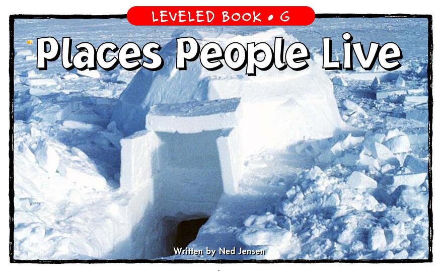 《Places People Live》RAZ繪本pdf資源百度網盤免費下載