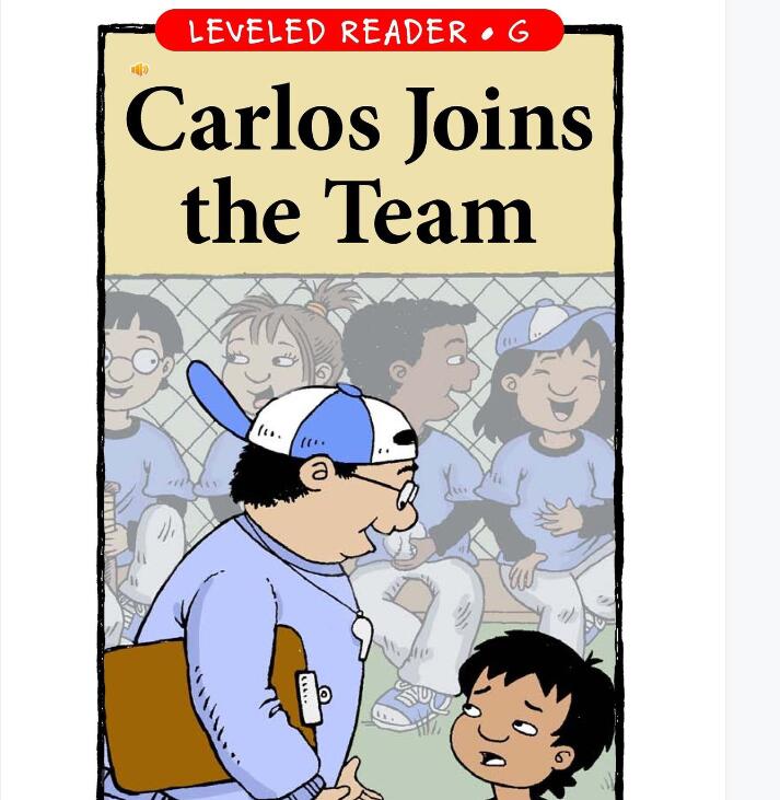 《Carlos Joins the Team》RAZ分級繪本pdf資源免費下載