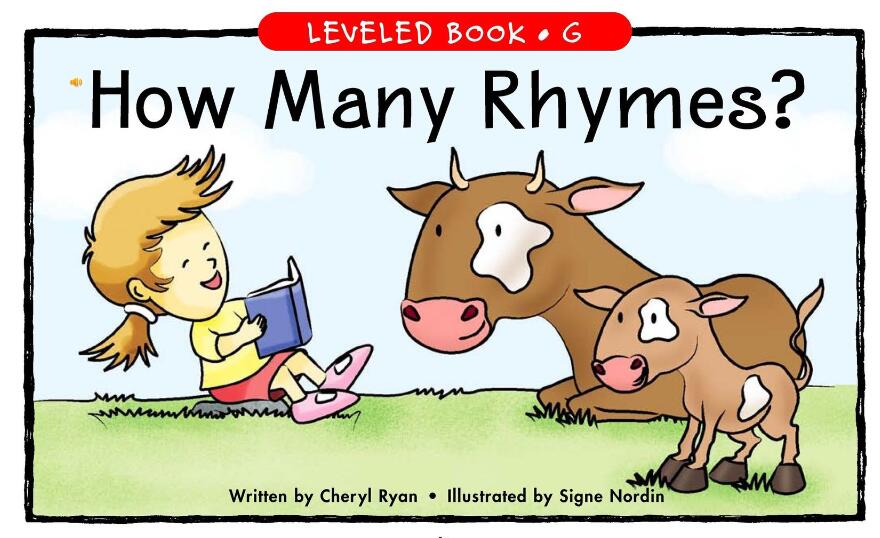 《How Many Rhymes》RAZ分級英文繪本pdf資源免費下載