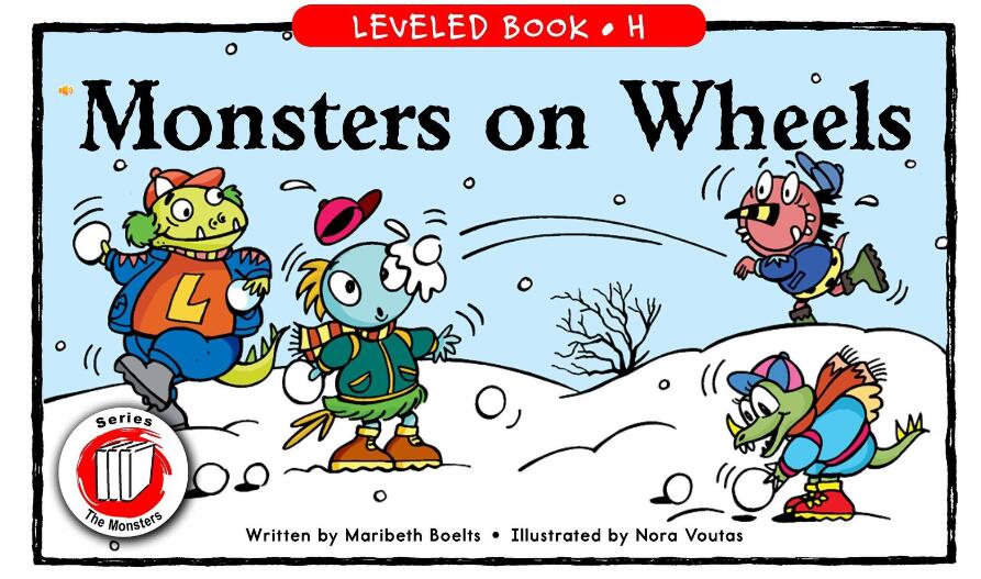 《Monsters on Wheels》RAZ分級繪本paf資源免費下載