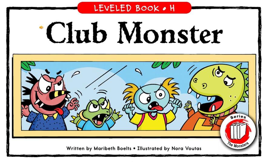 《Club Monster》RAZ分級閱讀繪本pdf資源免費下載