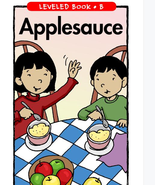 《Applesauce》RAZ分級英語繪本pdf資源免費下載