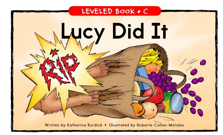 《lucy did it》RAZ繪本pdf資源百度網盤免費下載