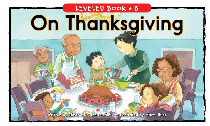 《On Thanksgiving》RAZ分級繪本pdf資源免費下載