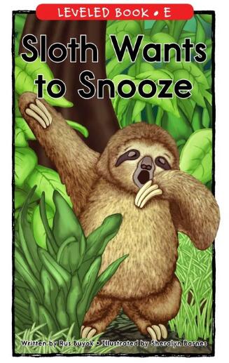 《Sloth Wants to Snooze》RAZ分級繪本pdf資源免費下載