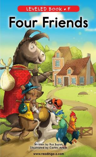 《Four Friends》RAZ分級英文繪本pdf資源免費下載