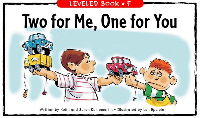 《Two for Me,One for You》RAZ英文繪本pdf資源免費下載