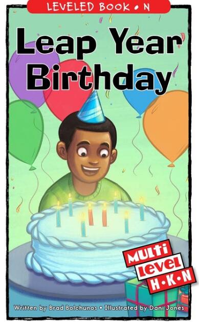 《Leap Year Birthday》RAZ分級繪本pdf資源免費下載