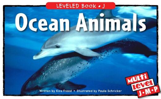 《Ocean Animals》RAZ分級繪本pdf電子書資源免費下載