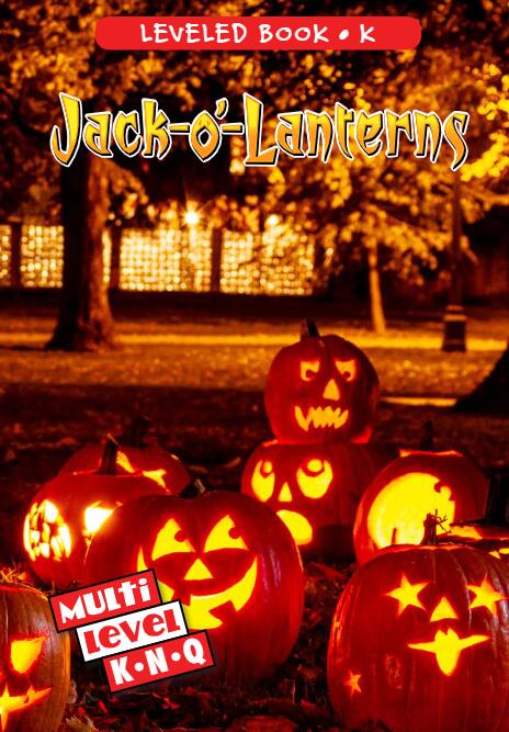 《Jack-o'-Lanterns》RAZ分級閱讀繪本pdf資源下載