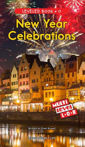 《New Year Celebrations》RAZ分級繪本pdf資源免費下載