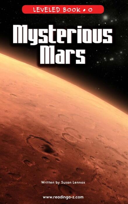 《Mysterious Mars》RAZ分級閱讀繪本pdf資源免費下載