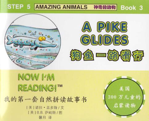 《A Pike Glides》自然拼讀英文繪本pdf資源免費下載