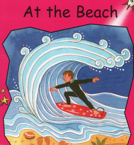 《At The Beach》紅火箭繪本pdf資源百度云免費下載