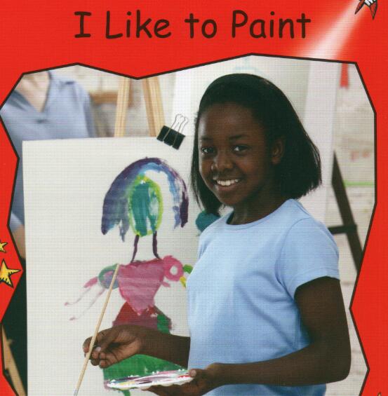 《I Like to Paint》紅火箭分級繪本pdf資源免費下載