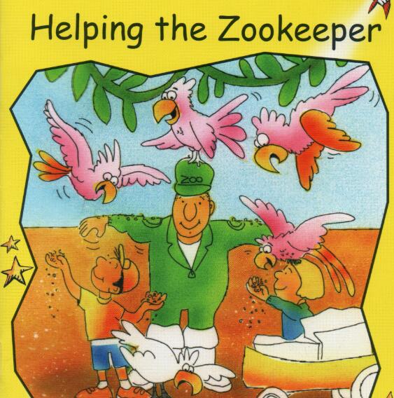 《Helping the Zookeeper》紅火箭分級繪本pdf資源免費下載