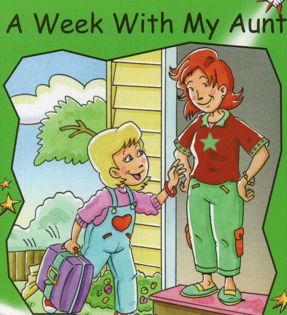 《A Week With My Aunt》紅火箭分級繪本pdf資源免費下載