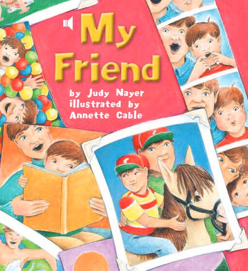 《My Friend》兒童英語分級讀物pdf資源免費下載