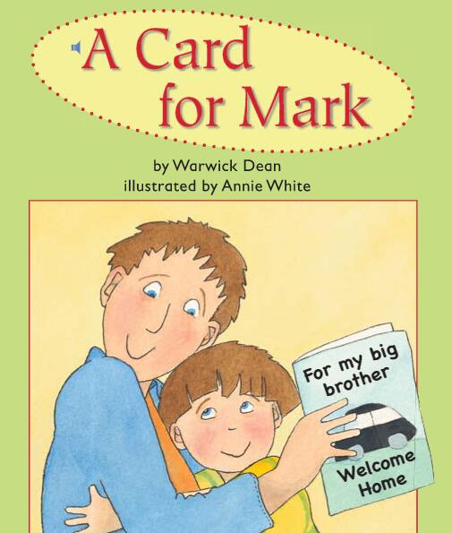 《A Card for Mark》兒童英語分級讀物pdf資源免費下載