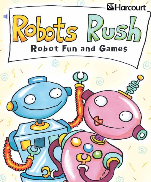 《Robots Rush》兒童英語分級讀物pdf資源免費下載
