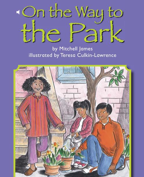 《On the Way to the Park》兒童英語分級讀物pdf資源免費下載