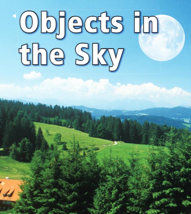 《Objects in the Sky》兒童英語分級讀物pdf資源免費下載