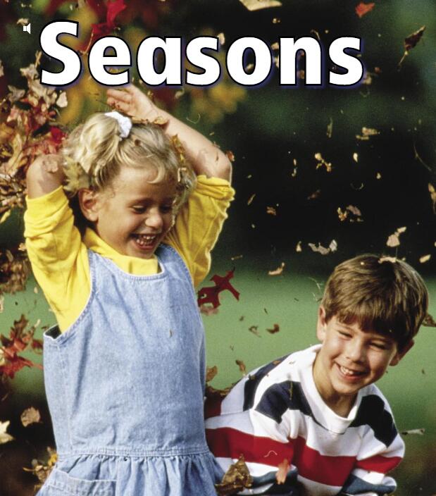 《Seasons》兒童英語分級讀物pdf資源免費下載