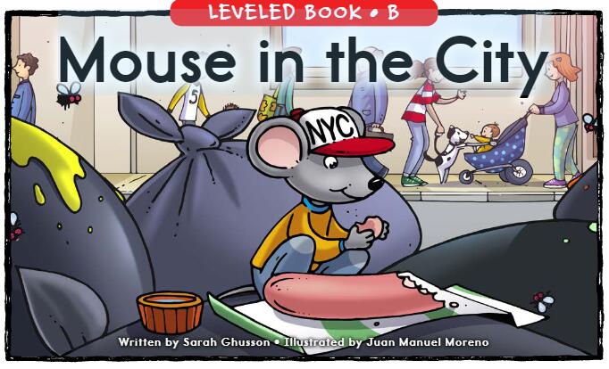《Mouse in the City》RAZ分級英語繪本pdf資源免費下載