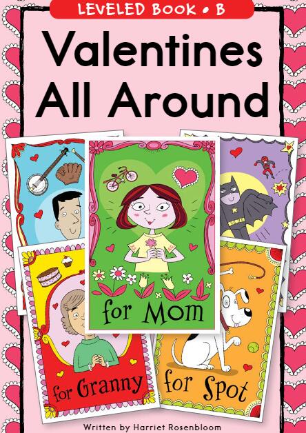 《Valentines All Around》RAZ分級英語繪本pdf資源免費下載