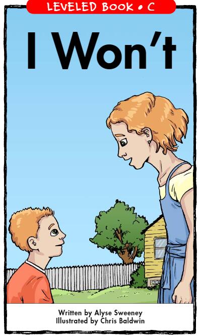 《I Won't》RAZ分級閱讀英文繪本pdf資源免費下載
