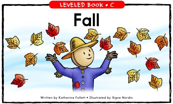《Fall》RAZ分級(jí)閱讀英文繪本pdf資源免費(fèi)下載