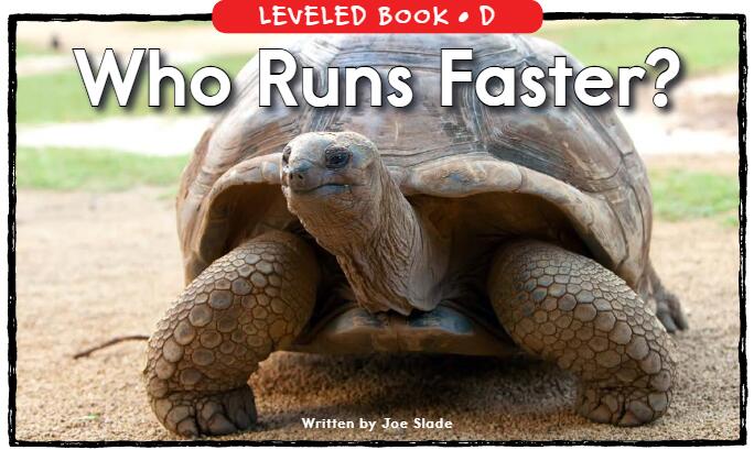 《Who Runs Faster》RAZ分級英文繪本pdf資源免費下載