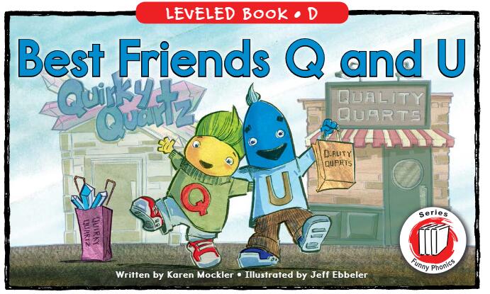 《Best Friends Q and U》RAZ分級英文繪本pdf資源免費下載