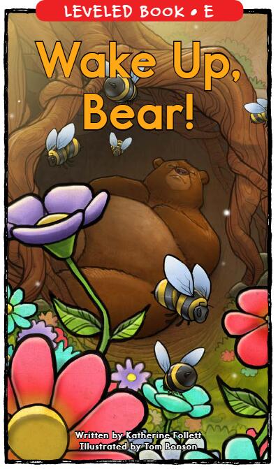 《Wake Up,Bear》RAZ分級英語繪本pdf資源免費下載