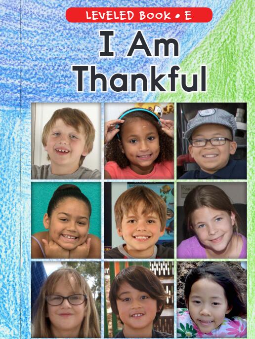 《I Am Thankful》RAZ分級繪本pdf資源免費下載