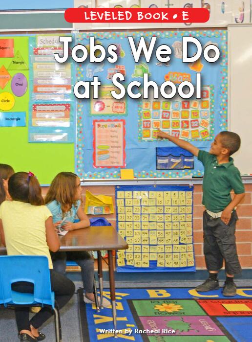 《Jobs We Do at School》RAZ分級繪本pdf資源免費下載